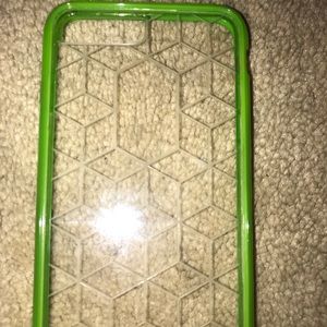 Green/Clear IPhone 7 Plus Case (Used)